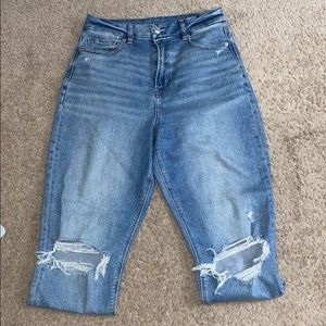 american eagle curvy stretch mom jean